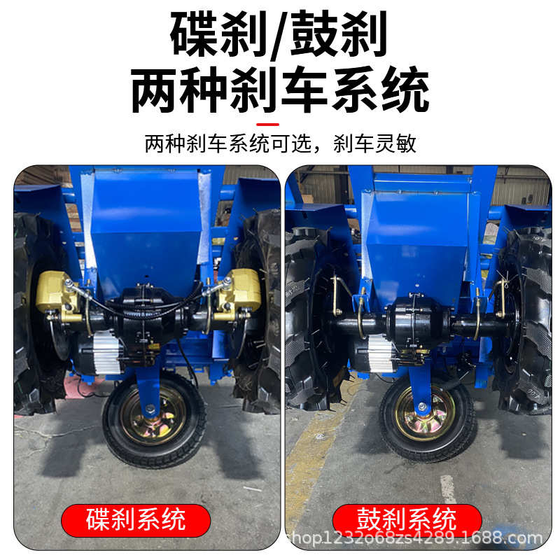 手推车爬坡鸡公车新款运输车四轮双轮果园搬运车三轮家用电动