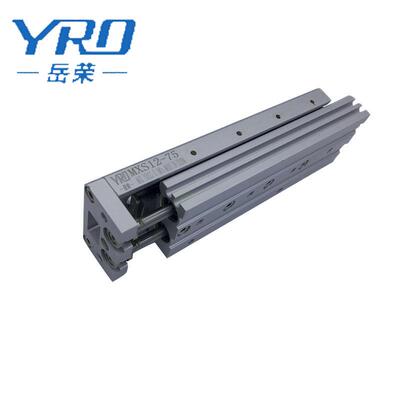 岳荣滑台气缸mxs12-10-20-30-40-50-75/MXS12L-100AS双轴气动滑台