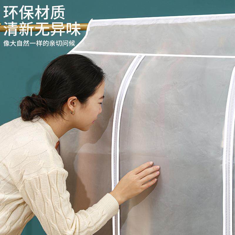 新款透明防尘袋衣服防尘罩挂衣袋衣物防尘塑料收纳大衣西装挂衣袋