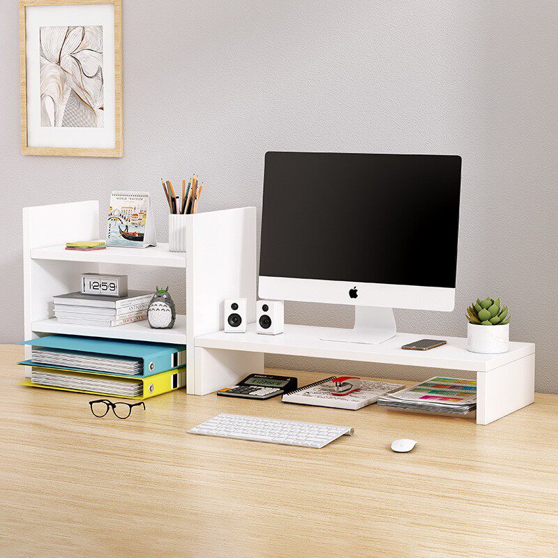 热卖台式电脑显示器增高架桌面收纳垫高架子底座支架书桌置物架