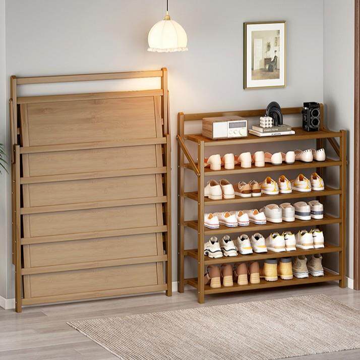 鞋架子简易门口家用多层收纳防尘学生宿舍寝室小型免安装折叠鞋柜