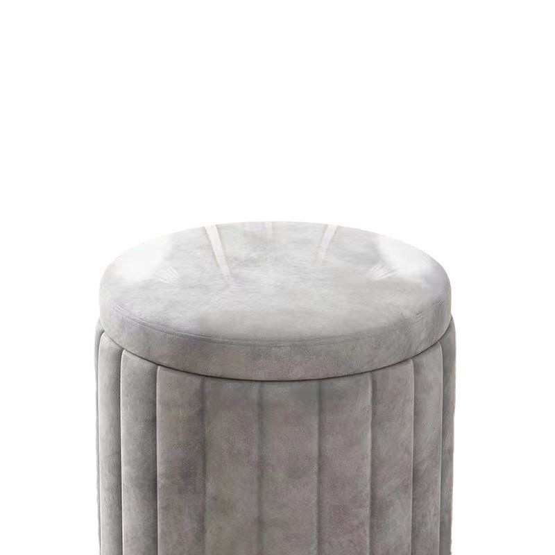 化妆凳ins网红圆凳卧室现代简约收纳储物化妆椅子矮凳梳妆台凳子