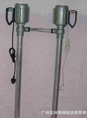 电动抽油泵JK-3BP手提式小型不锈钢抽柴油桶220V防腐蚀插桶泵