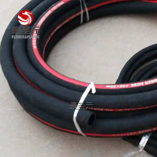 黑色输水夹布胶管农工业输水胶管内径25内径32内径51压力10公斤