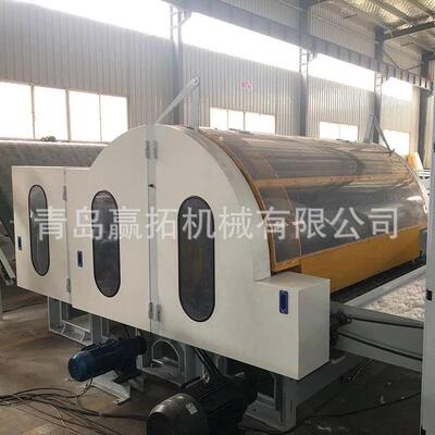 无纺布单锡林双道夫梳理机化纤梳理机