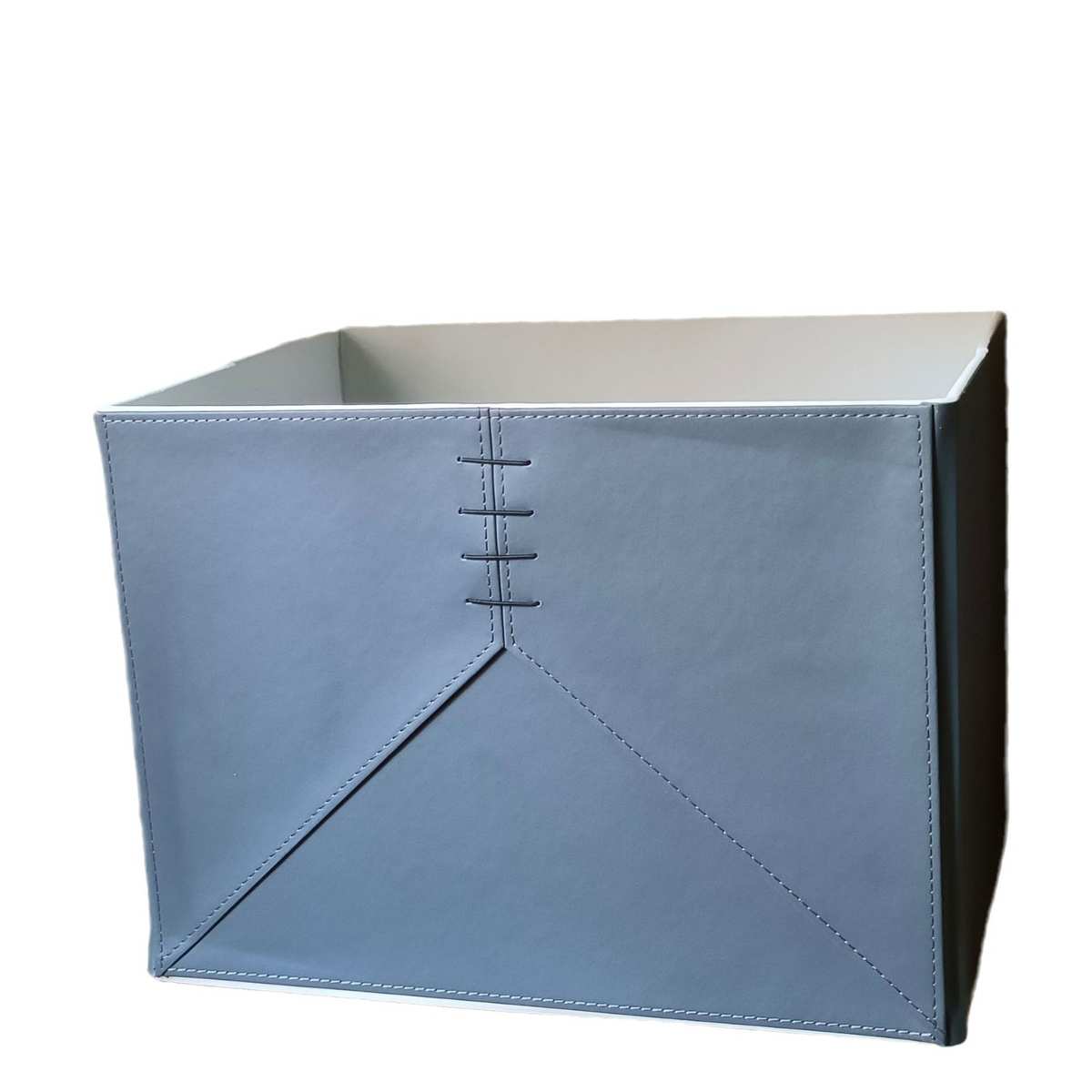 简约皮革收纳盒收纳筐抽屉式橱柜衣物折叠收纳箱样板间装饰品摆件