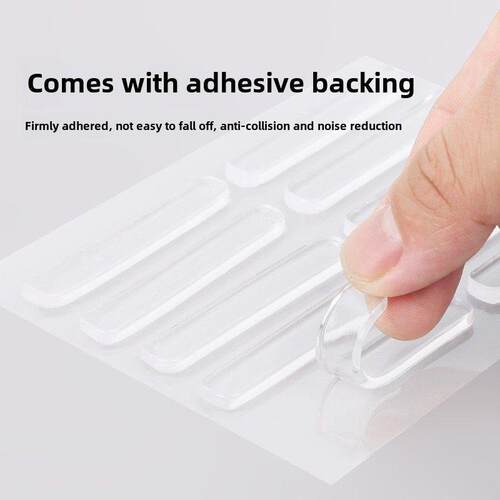 马桶座圈防撞无声贴纸缓冲橡胶垫防滑减震防撞垫通用马桶配件