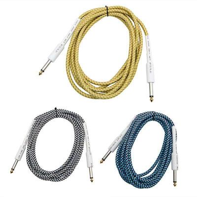 Guitar line public 6.35 audio cable noise canceled civilian