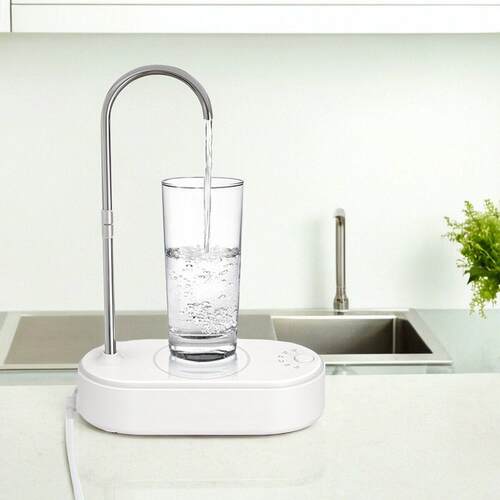 伙妹抽水器电动大桶装水充电式蒸溜水器托盘上水器台面家用进水器