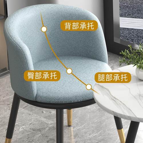 阳台休闲桌椅一桌二椅网红轻奢室内喝茶桌椅套装接待洽谈桌椅组合