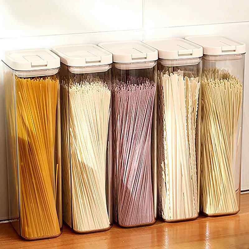 【品牌正品】日本厨房面条收纳盒挂面盒子食品级密封罐收纳储存桶,收纳整理,食物收纳盒,淘宝优惠券,粉丝福利购,淘宝优惠卷