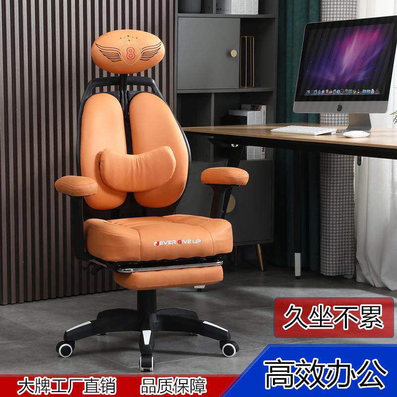 人体工学椅电竞电脑办公椅舒适久坐升降扶手无极可躺椅兼学习椅