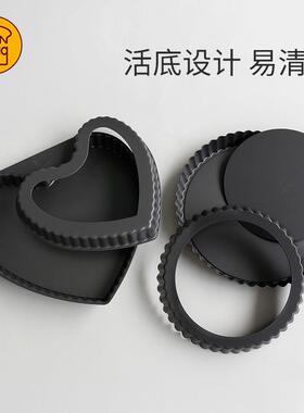 三能烘焙模具6寸8寸9寸活底菊花派盘SN5560 5561硬膜披萨盘SN5562
