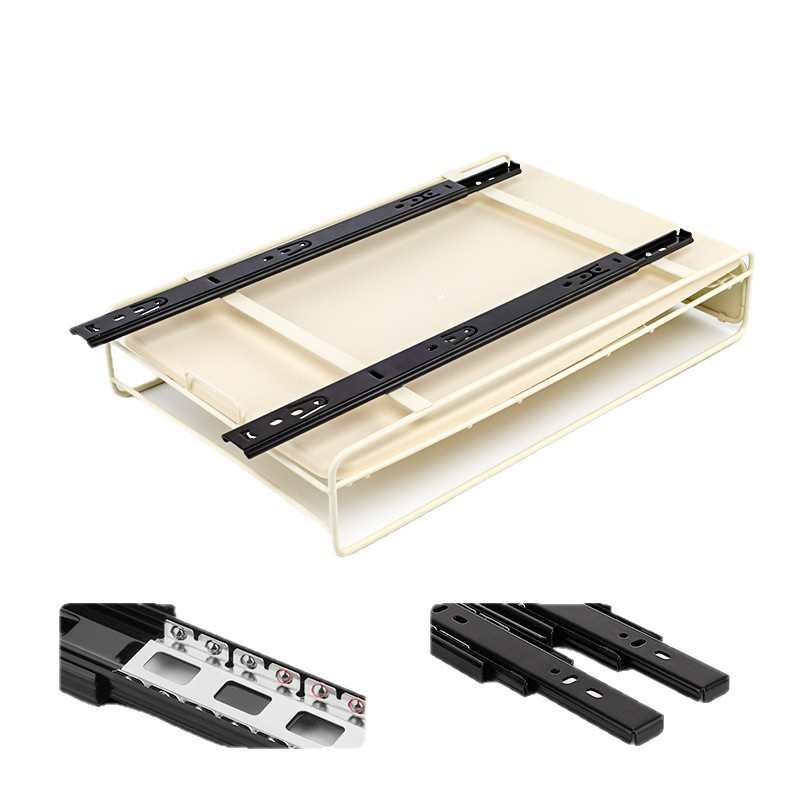 厨房免打孔超深橱柜内置碗碟收纳置物架抽拉式拉篮碗碟盘沥水架