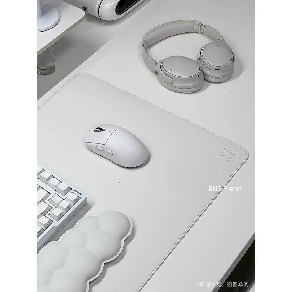 NS Planet皮革鼠标垫超大防水键盘垫细皮纹电脑办公桌垫定制尺寸