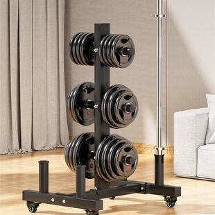 Choice2英寸5cm大孔杠铃片收纳架多层健身房家用训练器材配件