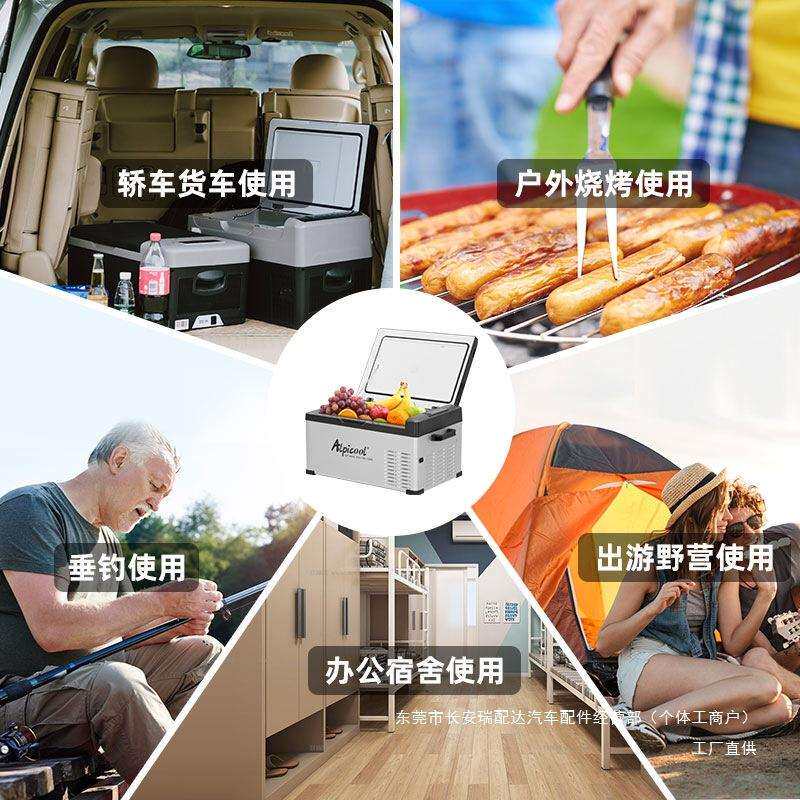冰虎车载冰箱车家两用24V12V货车专用冷冻冷藏压缩机制冷40升瑞配