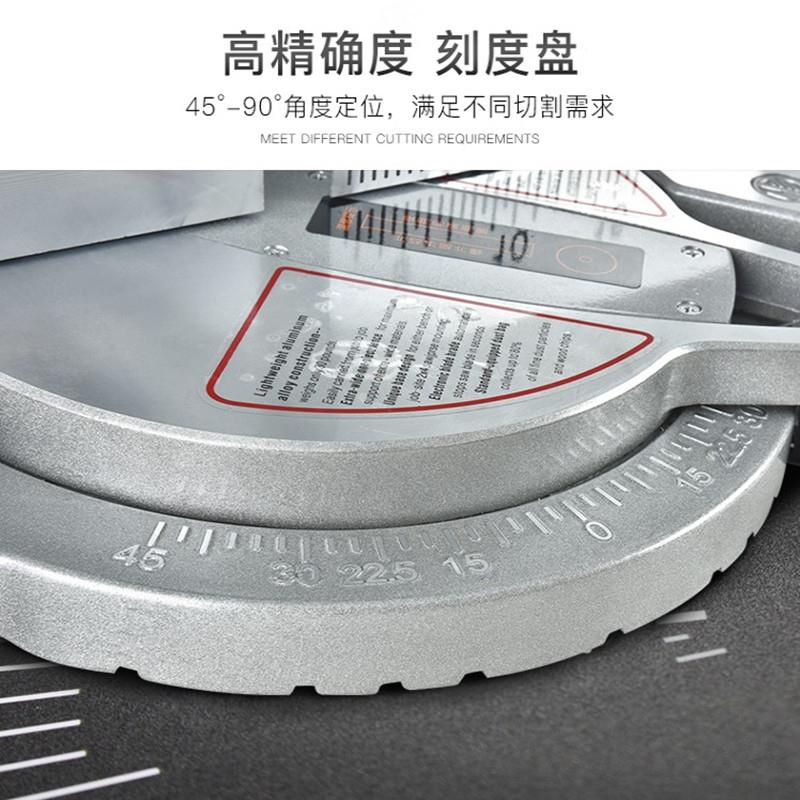 威銳特鋸鋁機10寸12寸多功能切割機高精度界鋁機45度精密鋸木工鋸