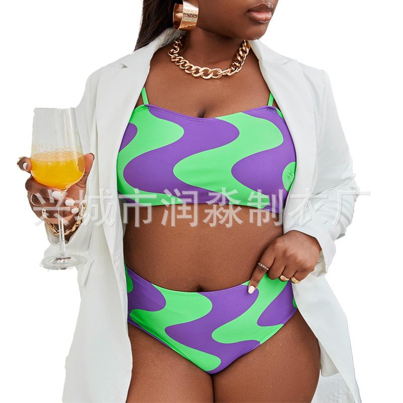 color women bikini sexy three-point for swimsuit Solid