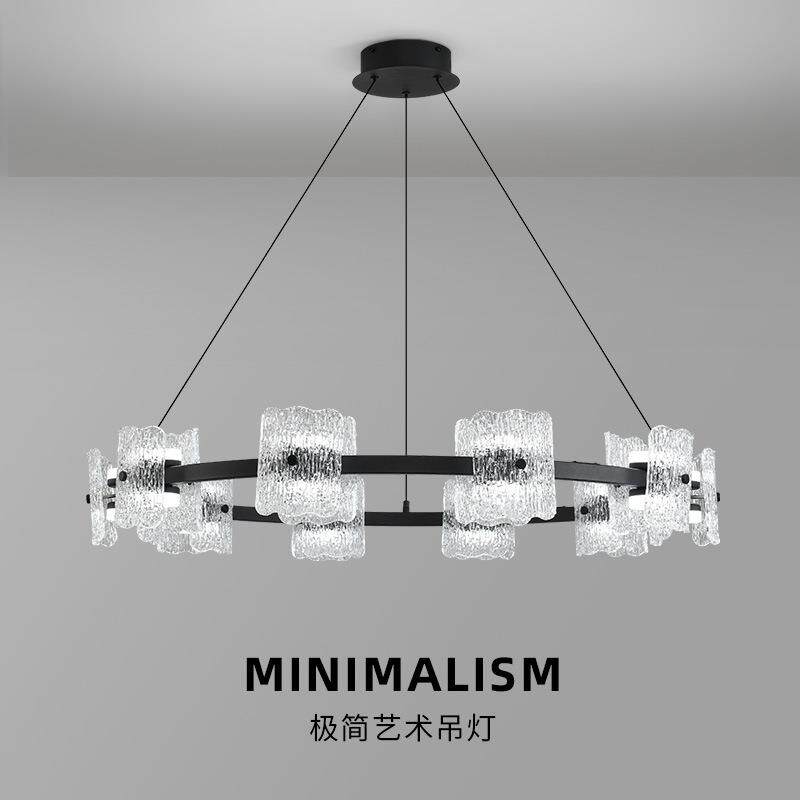 意式客厅吊灯现代简约铁艺树脂大厅灯设计师新款创意客厅主灯