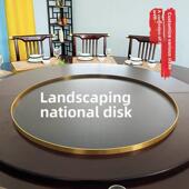 餐桌中间花盆装 饰摆件托盘微景观创意盘中国景观盘收纳基地