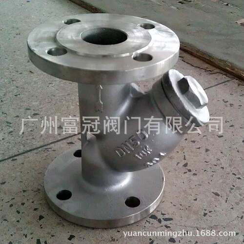 GL41W-10K日标Y型法兰过滤器JIS日标过滤器304不锈钢法兰过滤阀