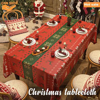 Christmas tablecloth decorations 60 x 84 ,Table Cloth Santa