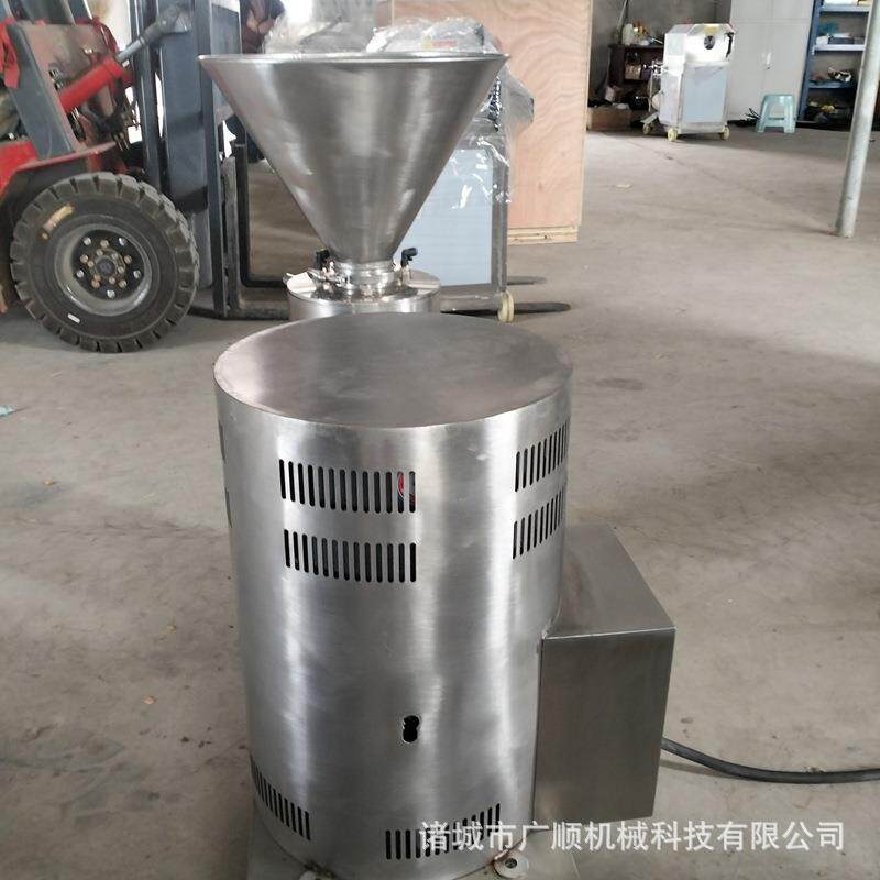 绞辣体 食品芝麻花生椒磨XEC工酱研磨机化水溶肥胶体研磨机胶体磨