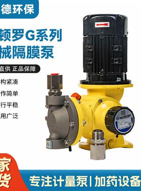 GM系列机械隔膜泵流量500L压力12bar化工耐腐蚀