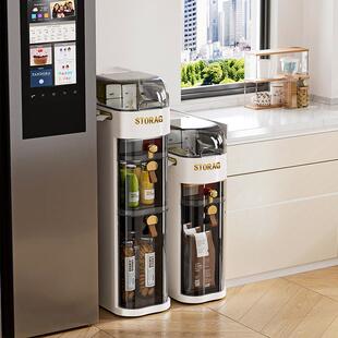 屉夹缝柜卫生抽间边缝置物架储物7226 722多层防尘式 带柜 严选