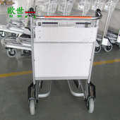 酒店行 批发铝合金机场车 李车机场手推 AAT01供应机场行李车