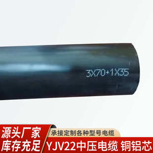 3KV无氧铜芯低压电力电缆3 厂家批发电缆带铜屏YJV22 1.8