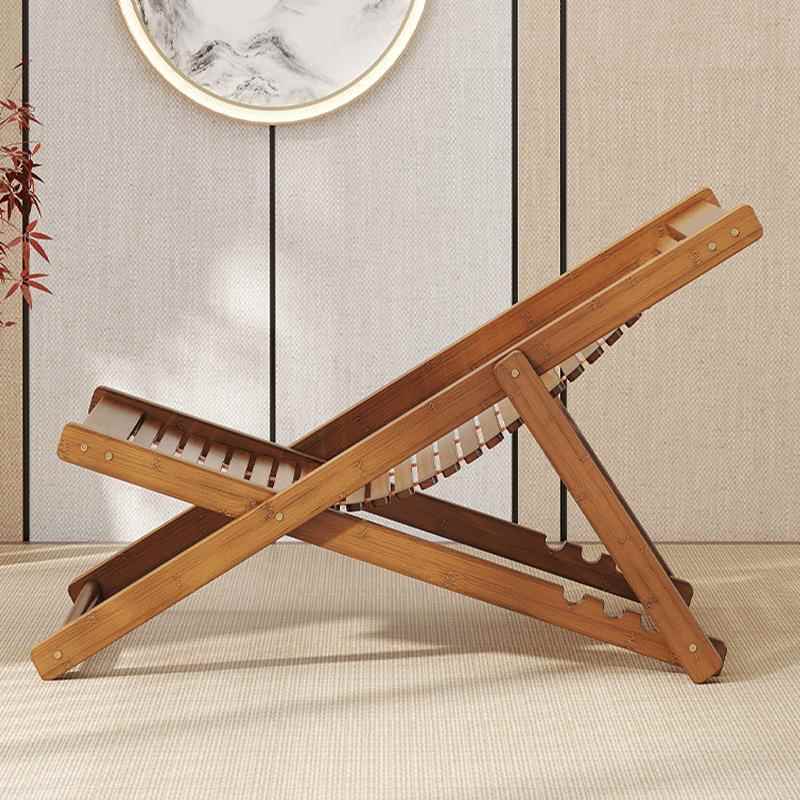 竹躺椅F98JM55T折实叠午休结耐用凉椅阳靠背椅子台家用懒新人可躺