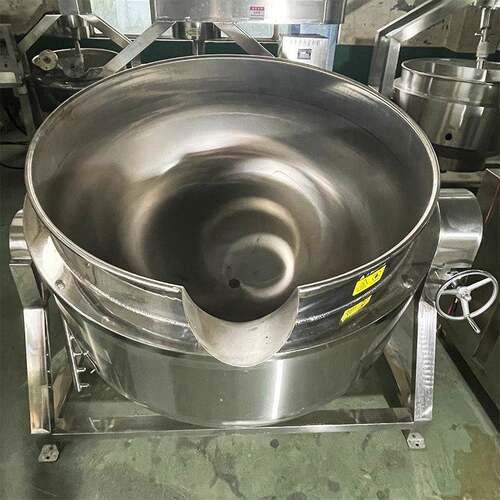 小型糖果熬糖化糖锅可倾斜式电加热夹层锅自动控温中草药熬煮锅