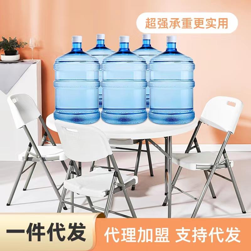 12方米圆形塑料方桌子摆摊折叠.圆桌子饭店餐饮ZY122可用折叠桌折