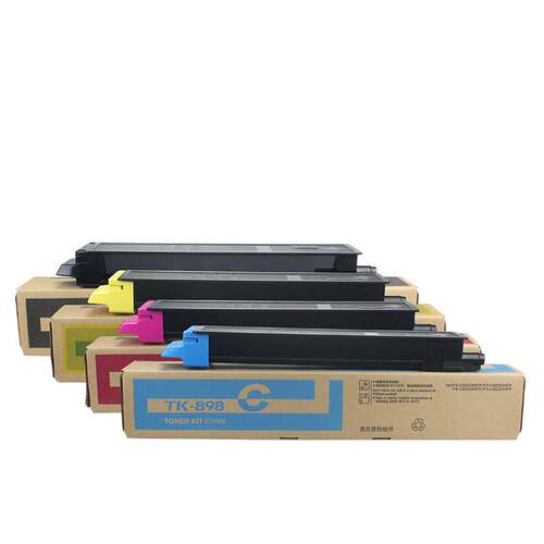 班图适用京瓷TK898粉盒FS C8020 8025 C8520 C8525MFP复印机彩盒