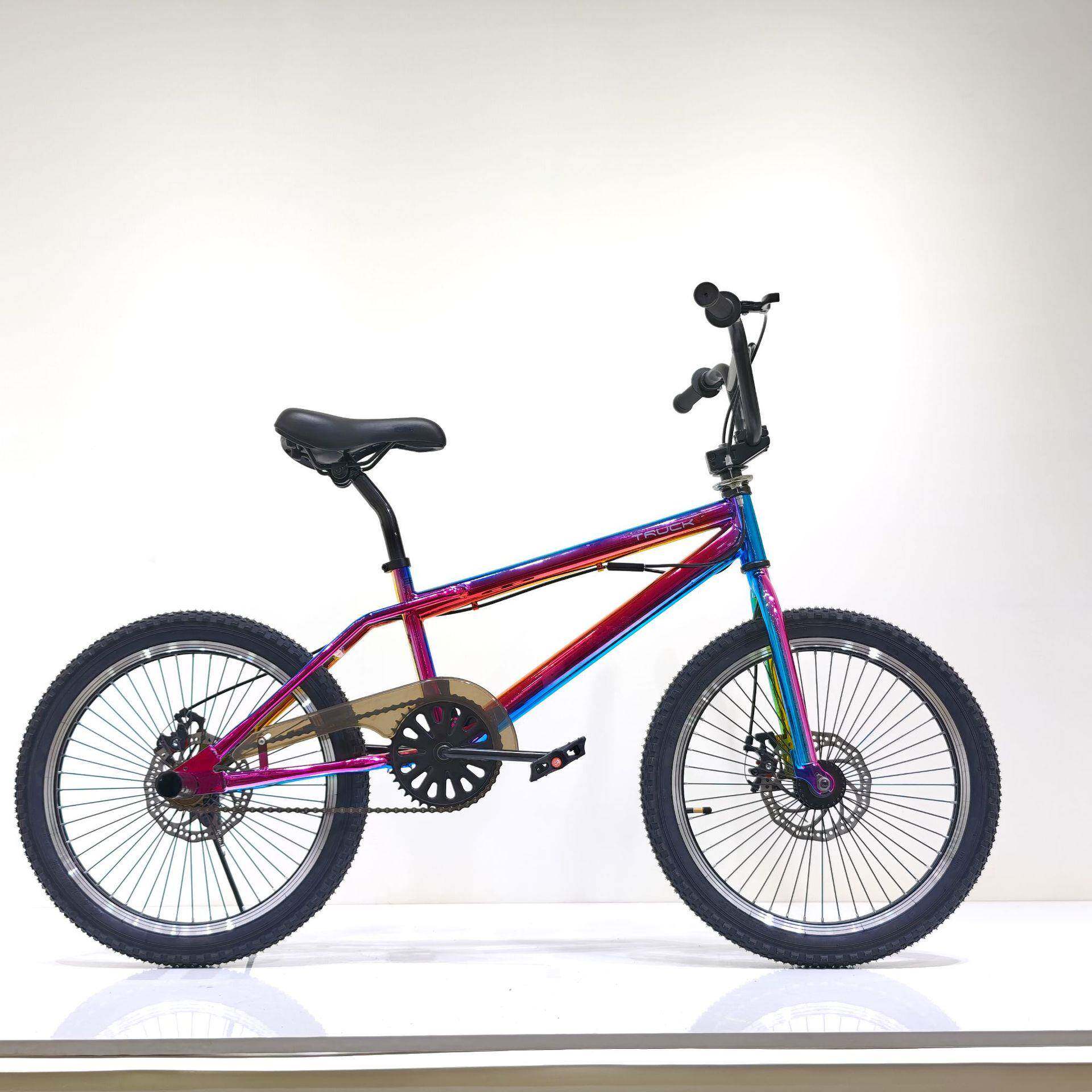 20寸 BMX小轮车碟刹表演车花式街车特技车成人运动自行车技巧车