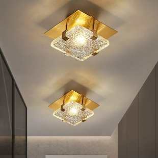 2022新款 玄关门厅吸顶灯简约现代走廊过道阳台灯轻奢大气