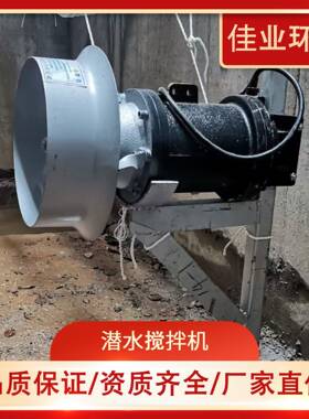 QJB潜水搅拌机污水处理混合搅拌器低速推流器污水内回流泵