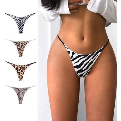 S-XL Bikini Panties T-back Thong Sexy low-waisted women