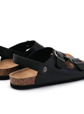 Men Shoes Sandals Slippers Summer Male Flats Sandals Cork Sl