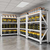 仓储货架储物架重型铁架置物家用多层加厚超市快递车库储物收纳架