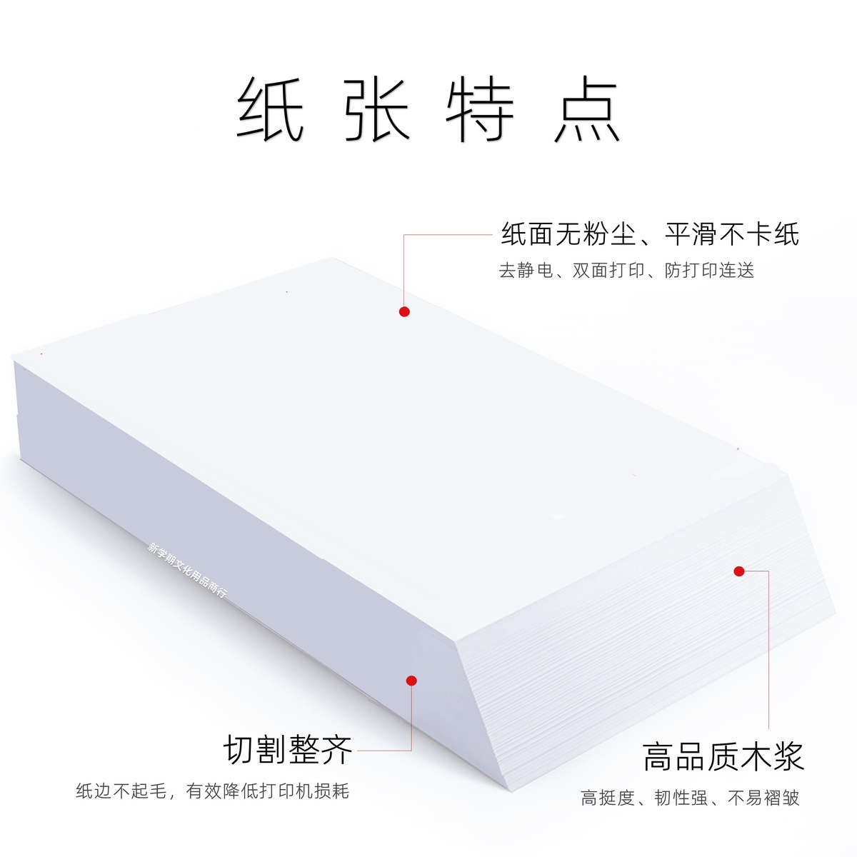 佳能A4打印纸70g/80g单包500张整箱复印纸晨光a4办公草稿加固发货