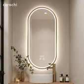 异形镜子智能卫生间化妆镜带灯壁挂梳妆挂墙定制led防雾镜浴室镜