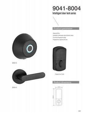 酒门锁卡锁应电子指纹BWD圆锁民刷宿分体式感宾馆店公寓智能呆锁