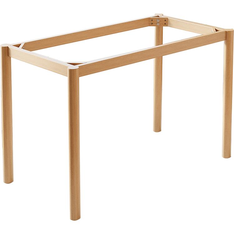 餐桌底座支架实木餐桌架子桌腿长方形大板会议桌可定制书桌台脚