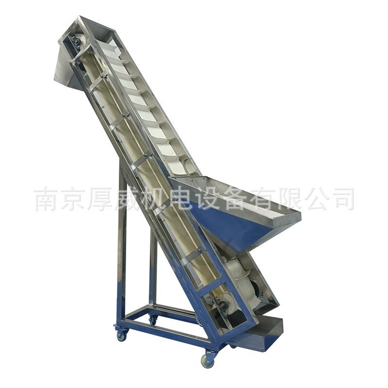 物料输送机颗粒物料提升机履带提升栅板上料机螺旋提升机厂家