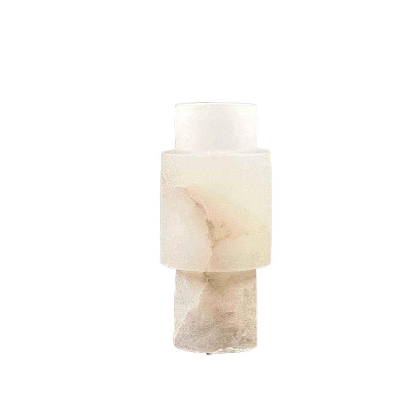 轻奢西班牙云石花器摆件客厅样板房酒店书柜摆设软装饰器皿工艺品