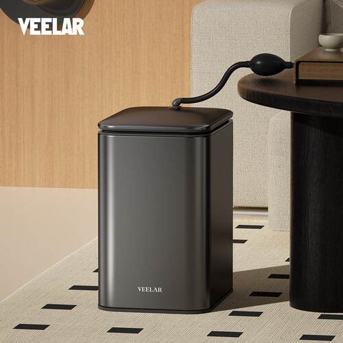 VEELAR茶水桶废水桶高端排水桶干湿分离茶渣不锈钢垃圾桶办公室
