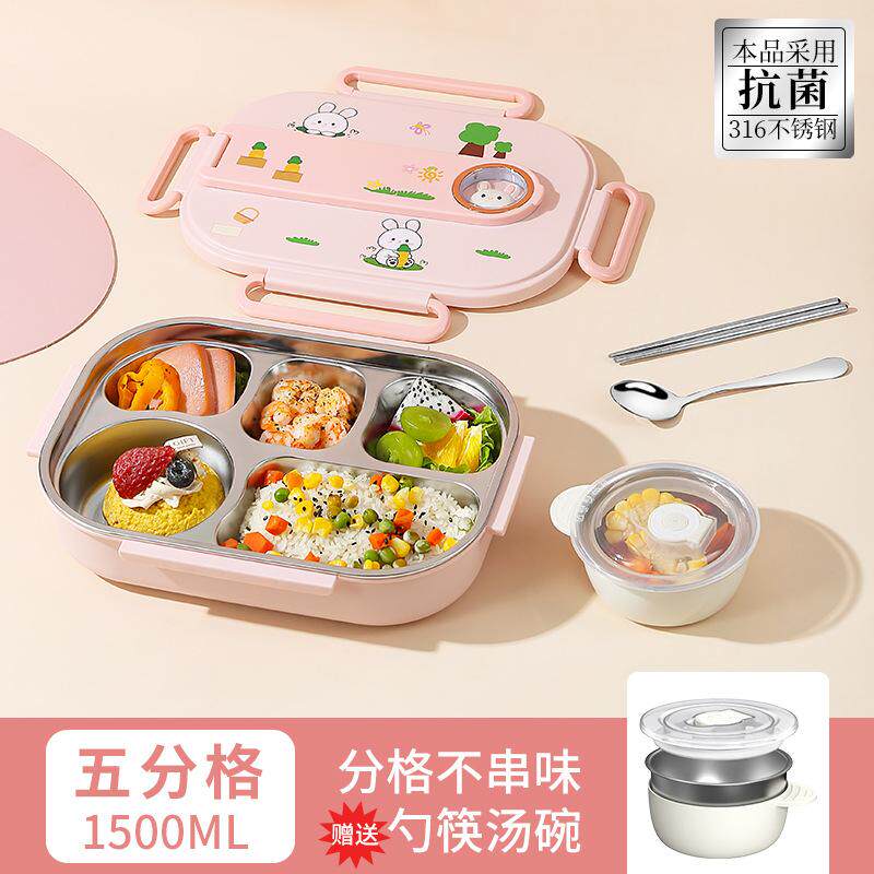 儿童饭盒袋小学生专用长方形便当包防水防油保温袋手提包帆布女孩